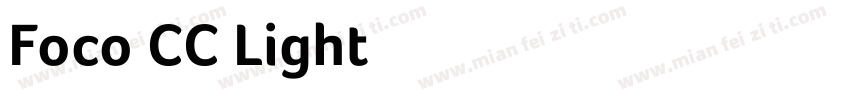 Foco CC Light字体转换